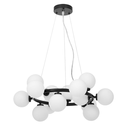 MODERN BLACK MARSIAD PENDANT LAMP W15 - LuminaLux