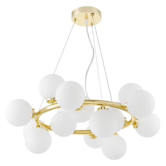 MODERN PENDANT LAMP CLASSIC GOLD MARSIAD W15 - LuminaLux